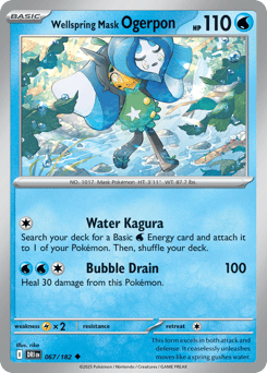 Wellspring Mask Ogerpon – Uncommon – Destined Rivals