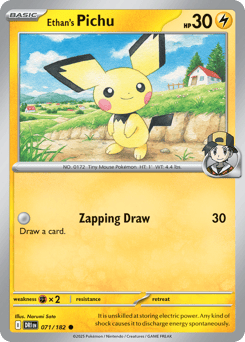 Ethan's Pichu – Common – Destined Rivals