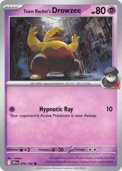 Team Rocket's Drowzee – Common