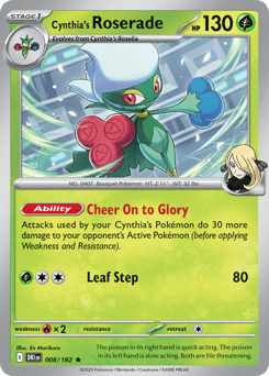 Cynthia's Roserade – Rare