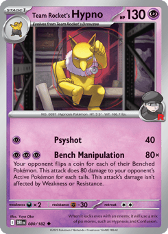 Team Rocket's Hypno – Uncommon