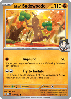 Ethan's Sudowoodo – Common – Destined Rivals