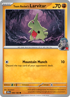 Team Rocket's Larvitar – Common