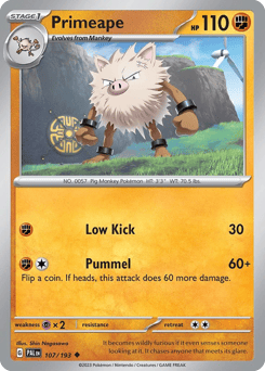 Primeape – Uncommon – Paldea Evolved