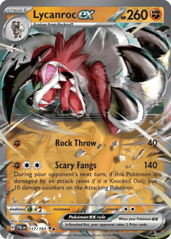 Lycanroc ex – Double Rare