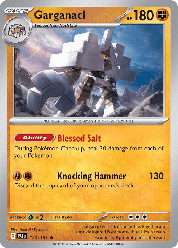Garganacl – Rare – Paldea Evolved