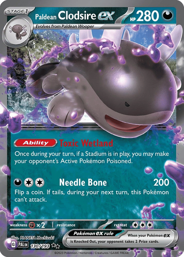 Paldean Clodsire ex – Paldea Evolved