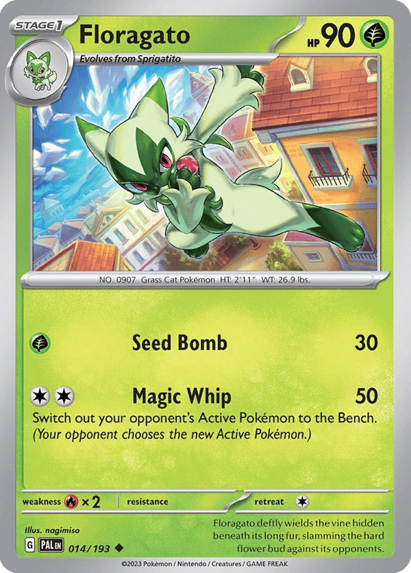 Floragato – Uncommon – Paldea Evolved