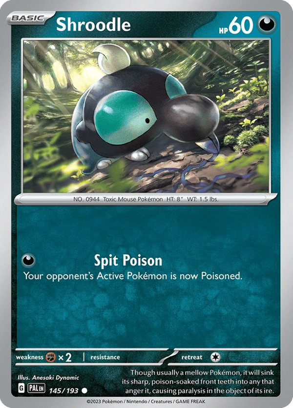 Shroodle – Common – Paldea Evolved