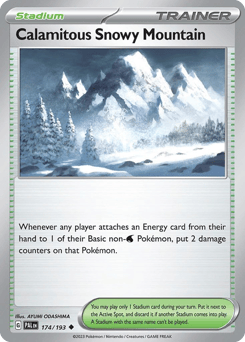 Calamitous Snowy Mountain – Uncommon