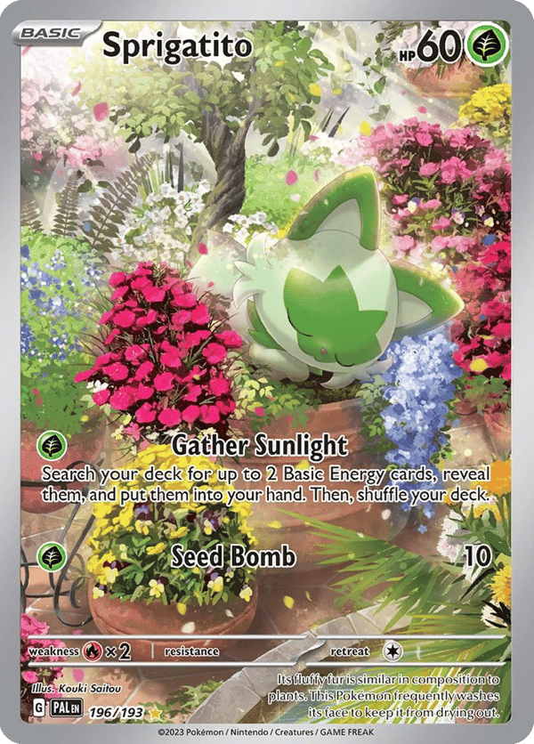 Sprigatito – Illustration Rare – Paldea Evolved