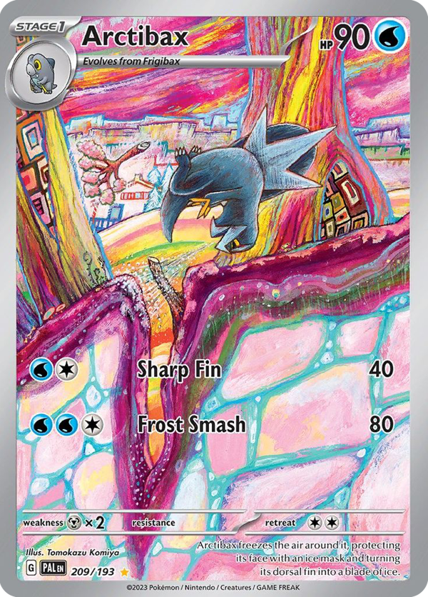 Arctibax – Illustration Rare – Paldea Evolved