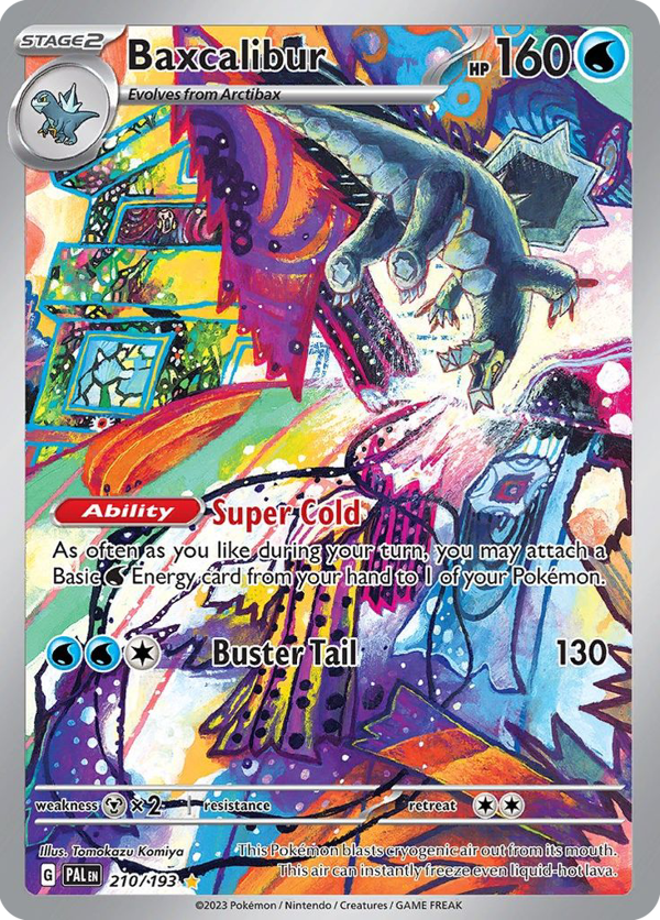 Baxcalibur – Illustration Rare – Paldea Evolved