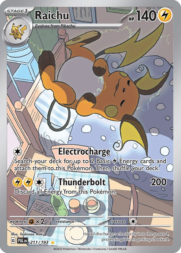 Raichu – Illustration Rare – Paldea Evolved
