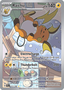 Raichu – Illustration Rare – Paldea Evolved
