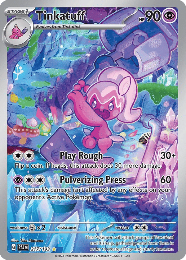 Tinkatuff – Illustration Rare – Paldea Evolved