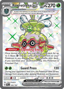 Forretress ex – Ultra Rare