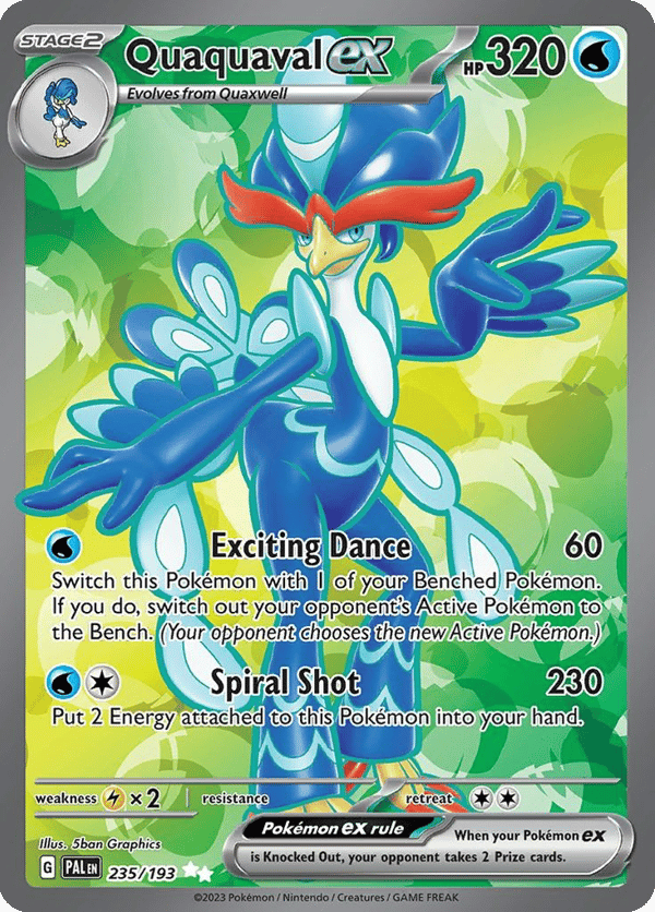 Quaquaval ex – Ultra Rare – Paldea Evolved