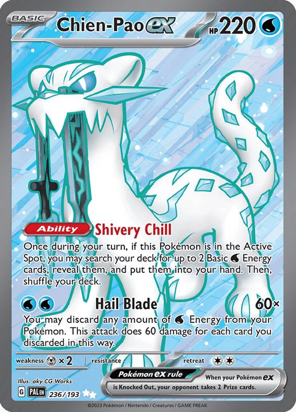 Chien-Pao ex – Ultra Rare – Paldea Evolved