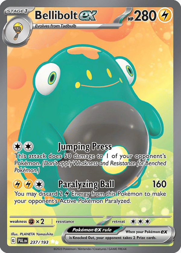 Bellibolt ex – Paldea Evolved