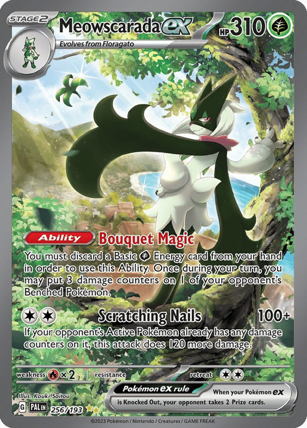 Meowscarada ex – Special Illustration Rare – Paldea Evolved