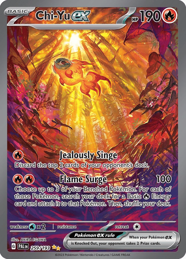 Chi-Yu ex – Special Illustration Rare – Paldea Evolved