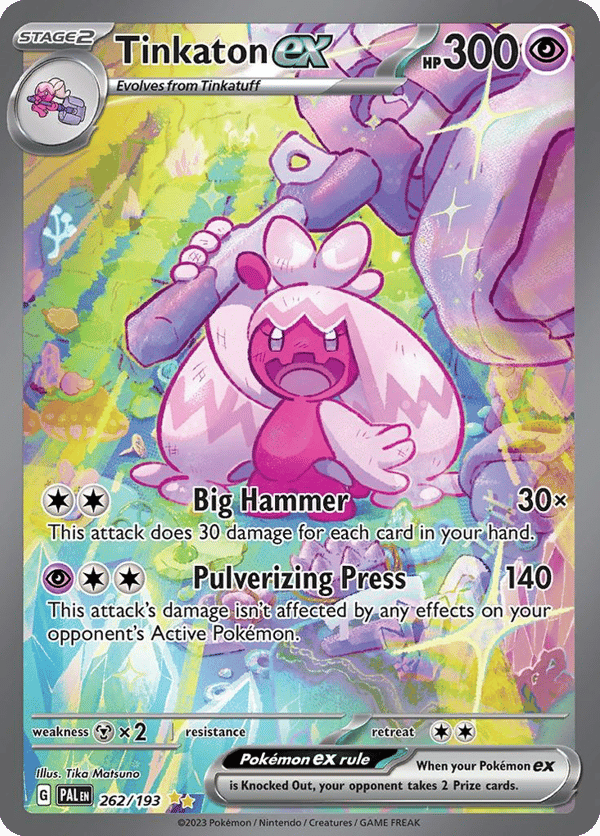 Tinkaton ex – Special Illustration Rare – Paldea Evolved