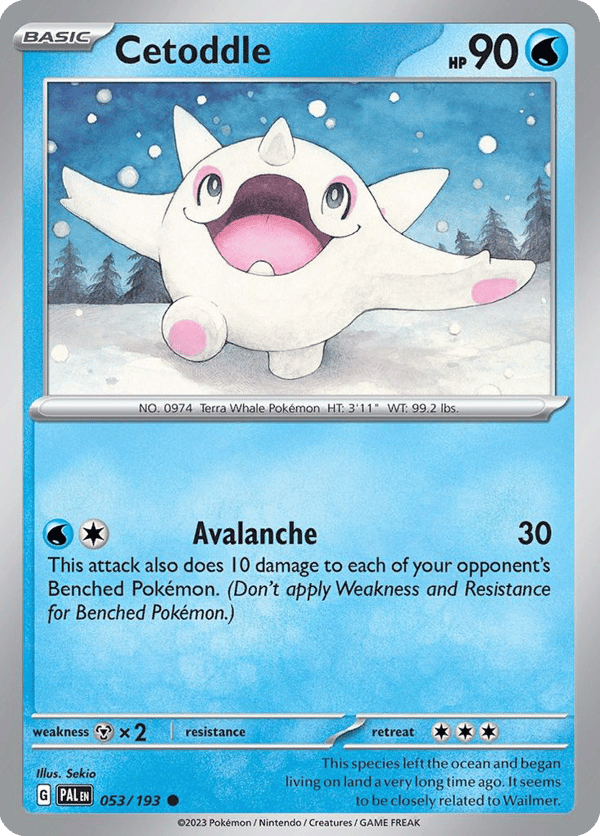 Cetoddle – Common – Paldea Evolved