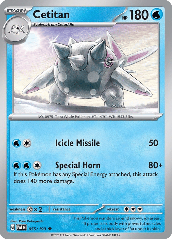Cetitan – Uncommon – Paldea Evolved