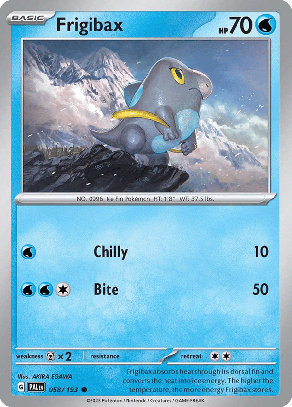 Frigibax – Common – Paldea Evolved