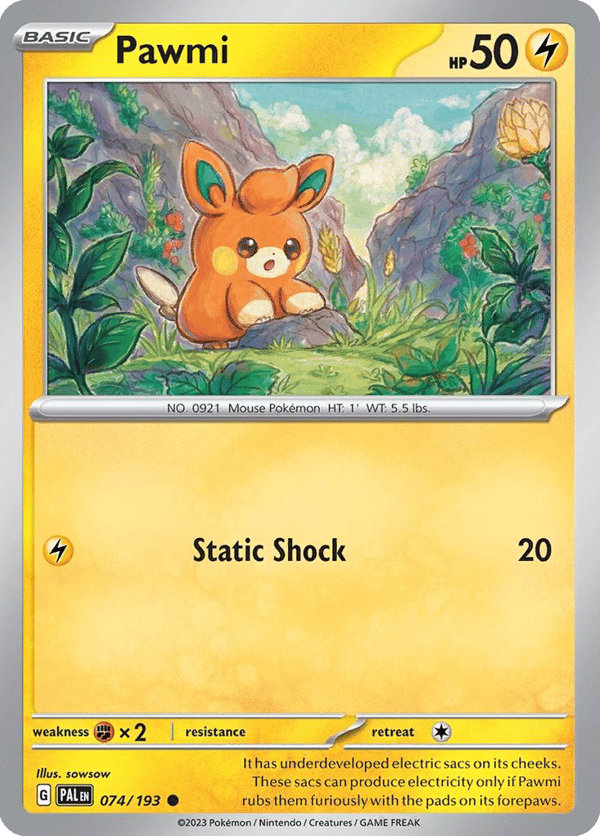 Pawmi – Common – Paldea Evolved