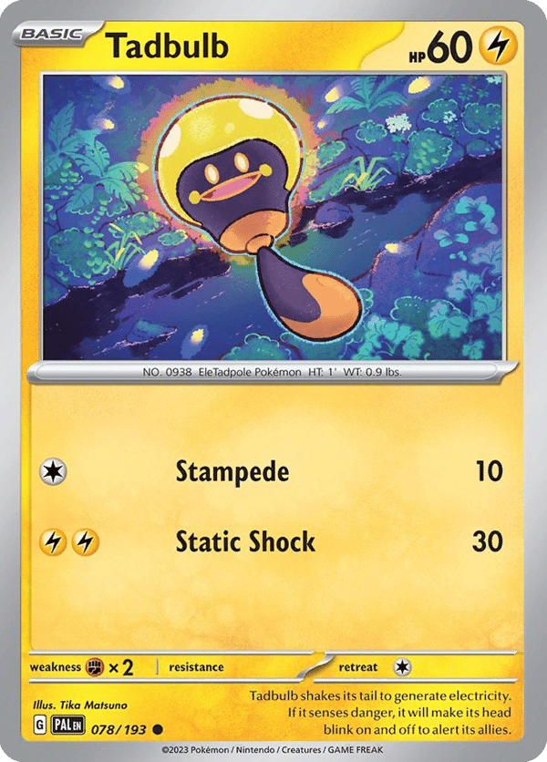 Tadbulb – Common – Paldea Evolved