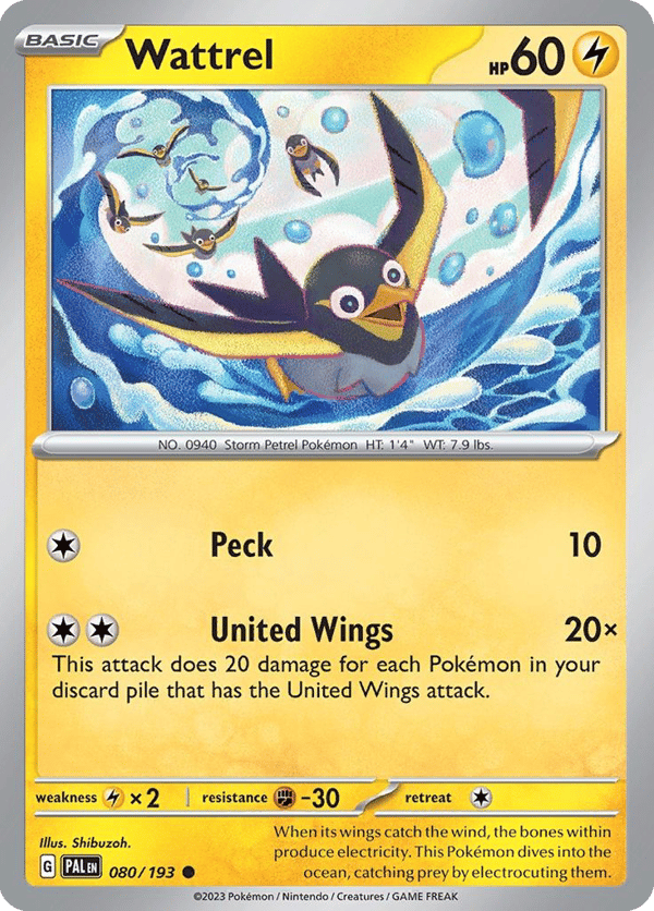 Wattrel – Paldea Evolved