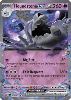 Houndstone ex – Double Rare