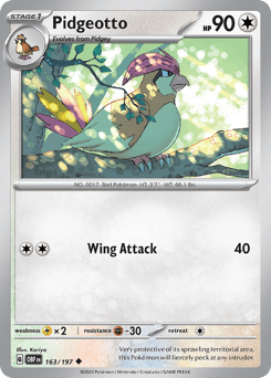 Pidgeotto – Uncommon – Obsidian Flames