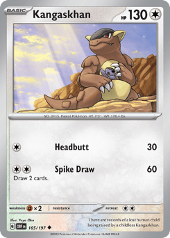 Kangaskhan – Uncommon – Obsidian Flames