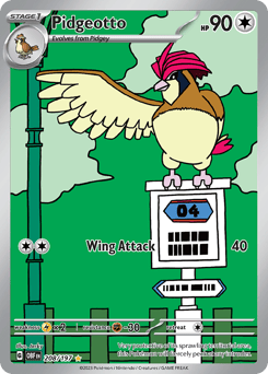 Pidgeotto – Illustration Rare – Obsidian Flames