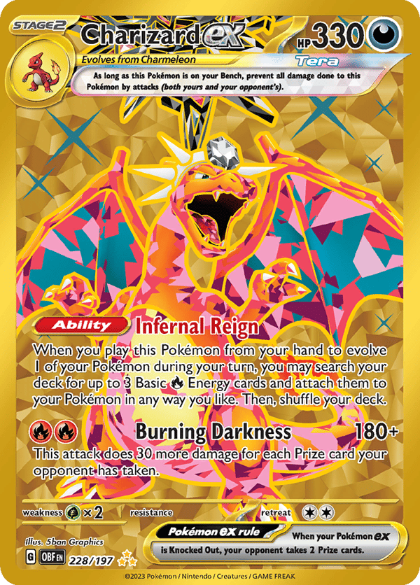 Charizard ex – Hyper Rare – Obsidian Flames