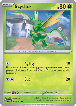 Scyther – Common – Obsidian Flames