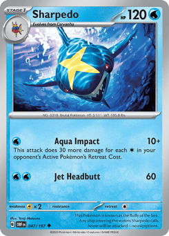 Sharpedo – Uncommon