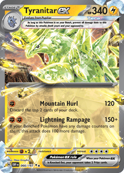 Tyranitar ex – Double Rare