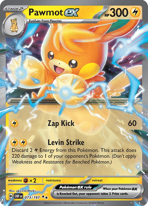 Pawmot ex – Obsidian Flames