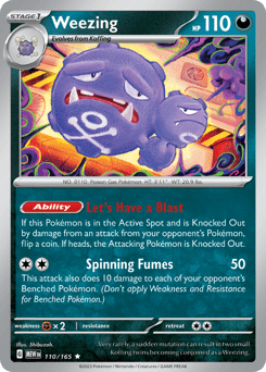 Weezing – Rare – 151