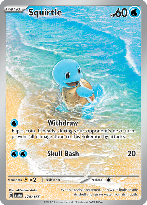 Squirtle – Illustration Rare – 151