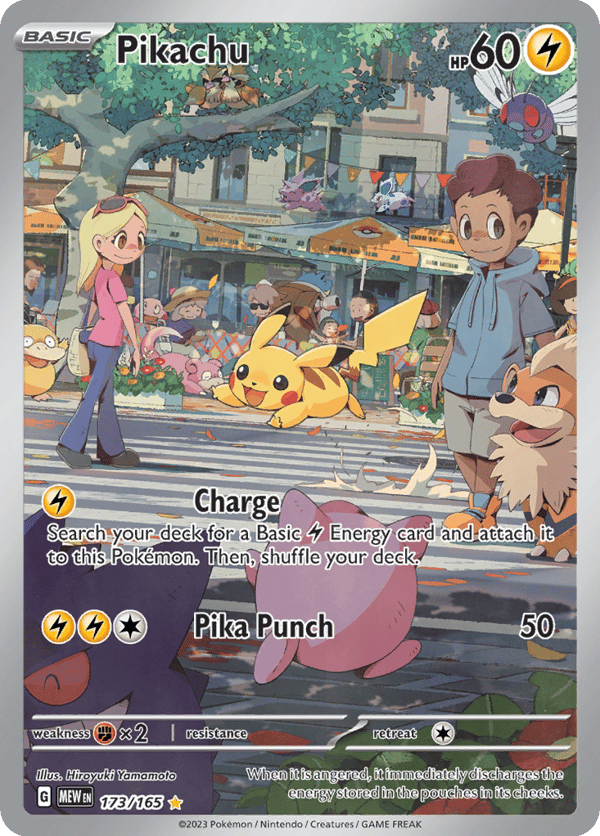 Pikachu – Illustration Rare – 151