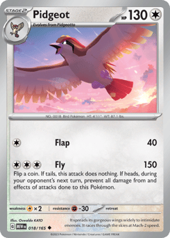 Pidgeot – Uncommon – 151