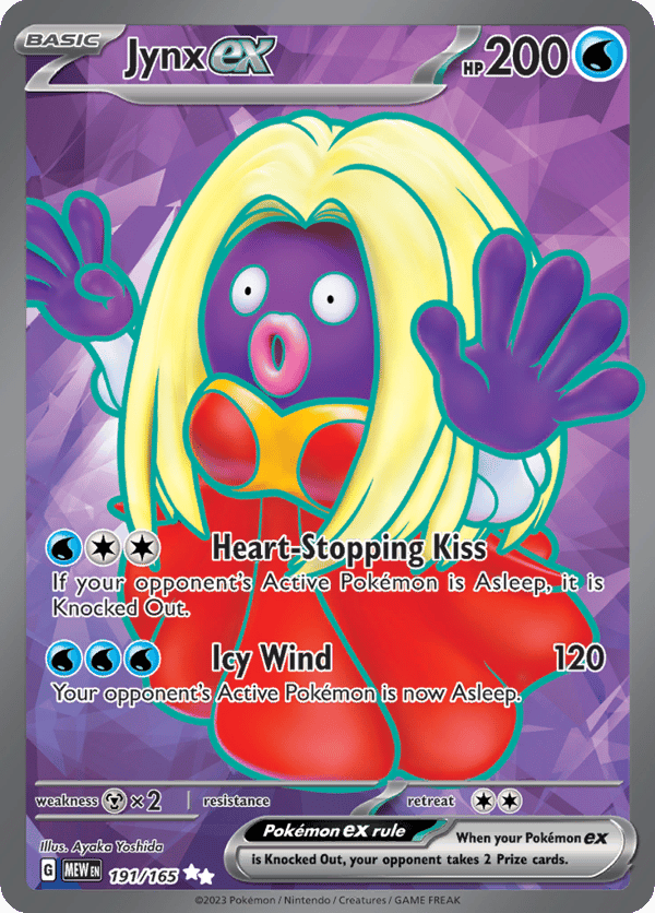 Jynx ex – Ultra Rare – 151