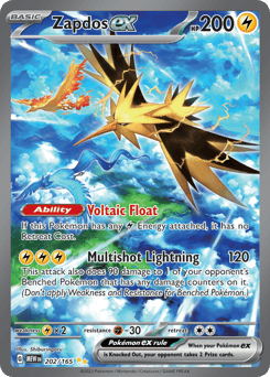 Zapdos ex – Special Illustration Rare – 151