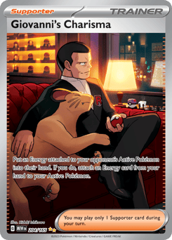 Giovanni's Charisma – Special Illustration Rare