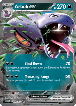 Arbok ex – Double Rare